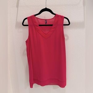 NYDJ not your daughters jeans Women's Sleeveless hot Pink Top size medium